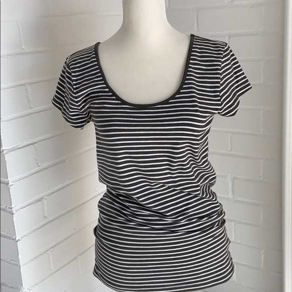 Womens New With Tags Classic Gap Striped Preppy Summer Nautical T-Shirt Size M - Picture 2 of 11